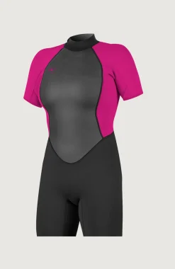 FemmesReactor-2 2mm Back Zip Shortsleeve Spring Wetsuit| Noire