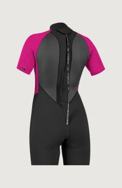 FemmesReactor-2 2mm Back Zip Shortsleeve Spring Wetsuit| Noire
