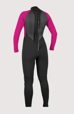 FemmesReactor-2 3/2mm Back Zip Full Wetsuit| Noire