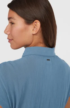 FemmesRobe chemise longue Lori| Bleu