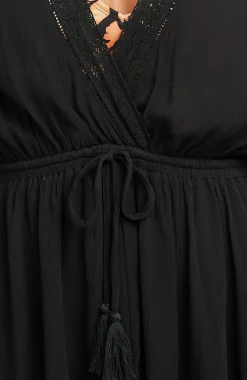 FemmesRobe Essentials Tokeena Cover Up| Noire