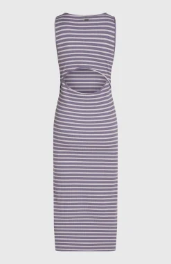FemmesRobe midi côtelée Jess| Violet