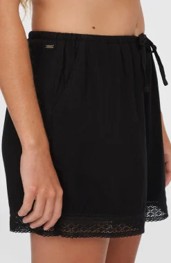 FemmesShort Essentials à broderie| Noire