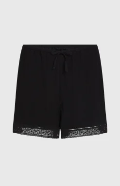 FemmesShort Essentials à broderie| Noire