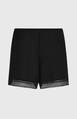 FemmesShort Essentials à broderie| Noire