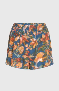 FemmesShort Johnny Smocked Waist| Bleu