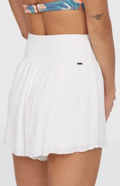 FemmesShort Johnny Smocked Waist| Blanc