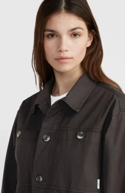 FemmesSurchemise en sergé| Noire
