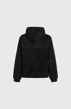 FemmesSweat à capuche demi-zip Superfleece| Noire