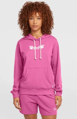FemmesSweat à capuche Essentials Script| Violet