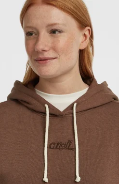 FemmesSweat à capuche Essentials Script| Brun