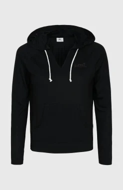 FemmesSweat à capuche et à manches longues Essentials| Noire