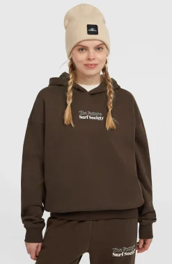 FemmesSweat à capuche Future Surf Society| Brun