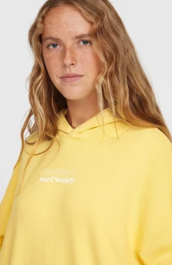 FemmesSweat à capuche Future Surf Society| Jaune