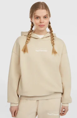 FemmesSweat à capuche Future Surf Society| Beige