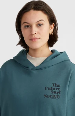 FemmesSweat à capuche Future Surf Society| Bleu