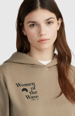 FemmesSweat à capuche Women of the Wave| Brun