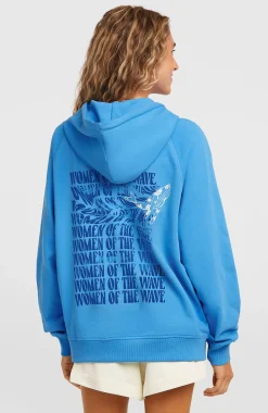 FemmesSweat à capuche Women of the Wave| Bleu
