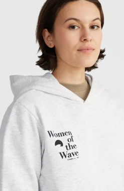 FemmesSweat à capuche Women of the Wave| Blanc
