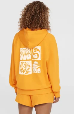 FemmesSweat à capuche Women of the Wave| Orange