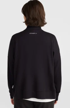 FemmesSweatshirt à col demi-zip| Noire