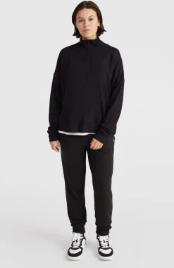 FemmesSweatshirt à col demi-zip| Noire