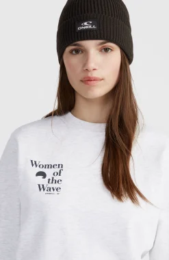FemmesSweatshirt à col rond Women of the Wave| Blanc