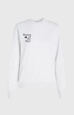 FemmesSweatshirt à col rond Women of the Wave| Blanc