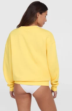 FemmesSweatshirt Future Surf Crew| Jaune