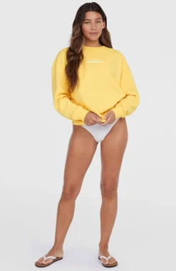 FemmesSweatshirt Future Surf Crew| Jaune