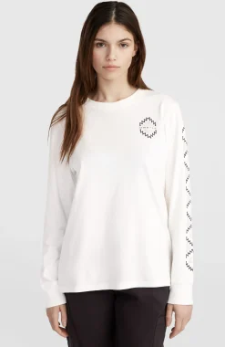 FemmesT-shirt à manches longues| Blanc