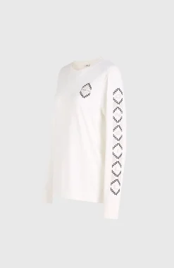 FemmesT-shirt à manches longues| Blanc