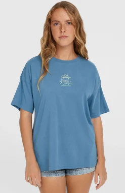 FemmesT-shirt Beach Vintage| Bleu