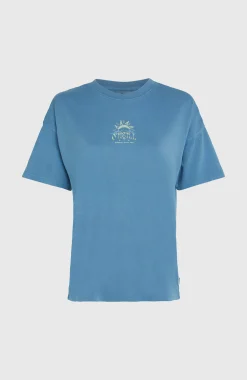 FemmesT-shirt Beach Vintage| Bleu