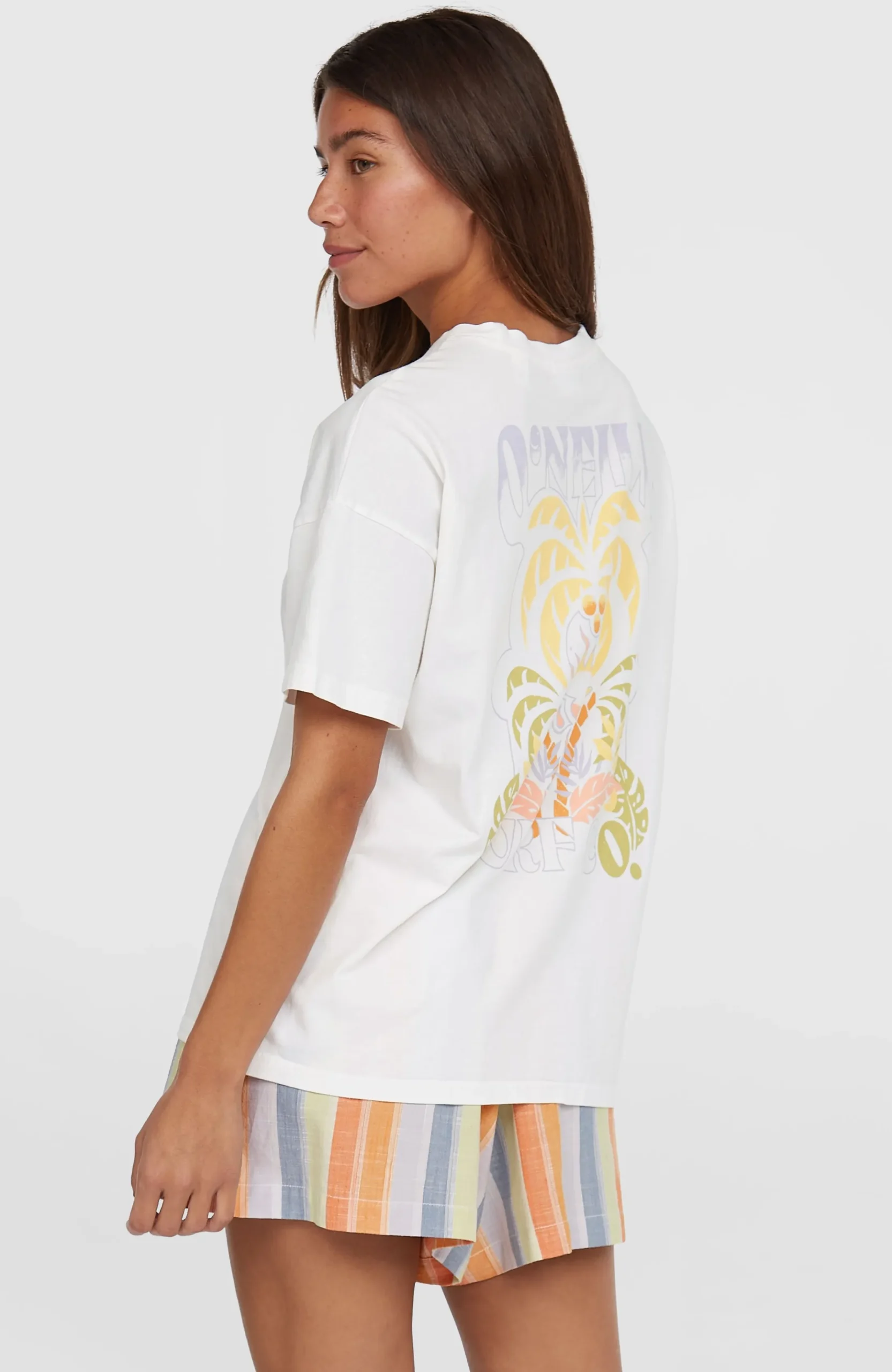 FemmesT-shirt Beach Vintage| Blanc