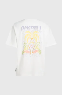 FemmesT-shirt Beach Vintage| Blanc