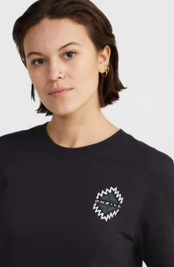 FemmesT-shirt Chest Graphic| Noire