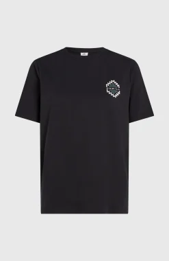 FemmesT-shirt Chest Graphic| Noire