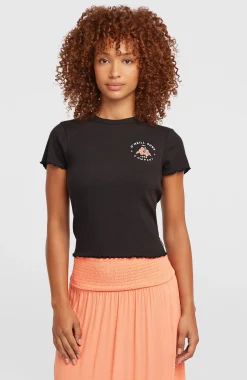 FemmesT-shirt côtelé O'Neill| Noire
