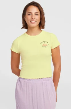 FemmesT-shirt côtelé O'Neill| Jaune