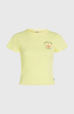 FemmesT-shirt côtelé O'Neill| Jaune