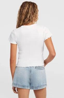 FemmesT-shirt côtelé O'Neill| Blanc