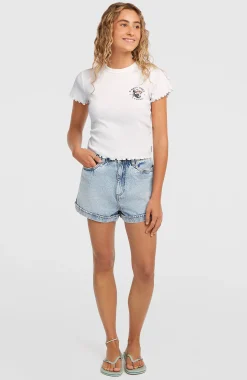 FemmesT-shirt côtelé O'Neill| Blanc
