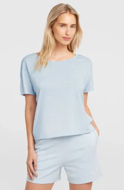 FemmesT-shirt Essentials O'Neill Script Scoop Neck| Bleu