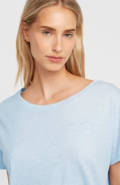 FemmesT-shirt Essentials O'Neill Script Scoop Neck| Bleu