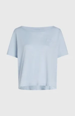 FemmesT-shirt Essentials O'Neill Script Scoop Neck| Bleu