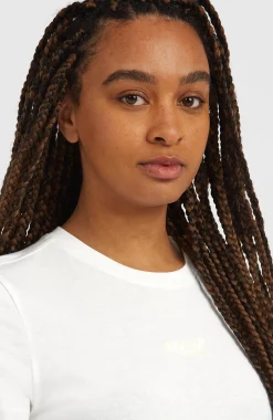 FemmesT-shirt Essentials Script| Blanc