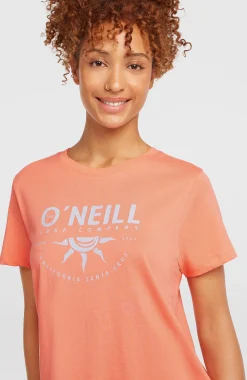 FemmesT-shirt Front Print| Orange