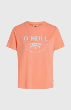 FemmesT-shirt Front Print| Orange