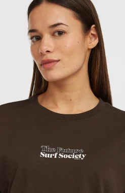 FemmesT-shirt Future Surf Society| Brun